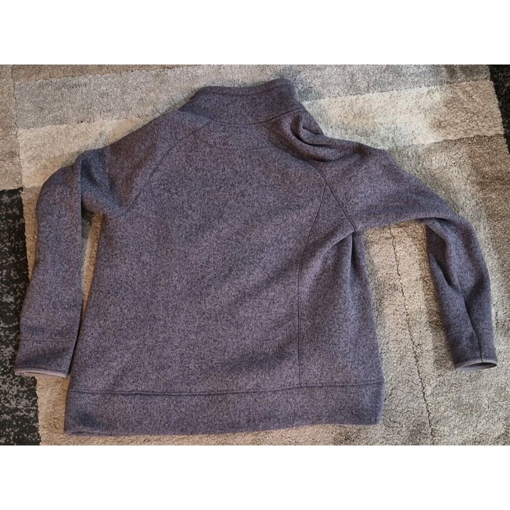 The North Face Womens Fleece JACKET Size L Purple Zip Up Cozy Casual - Picture 5 of 11